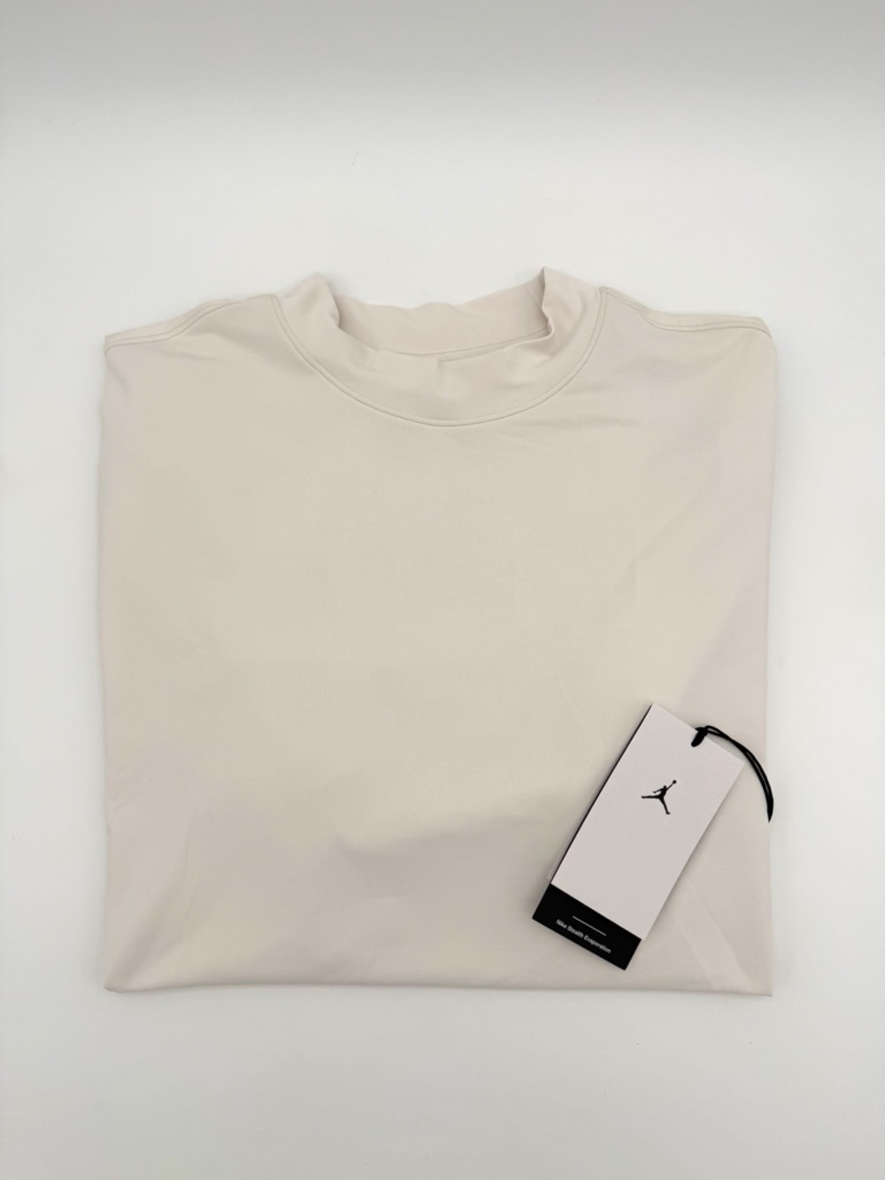 NWT New Jordan Nike Men's Sport Mock Neck Golf T-Shirt Top Medium M Stretch